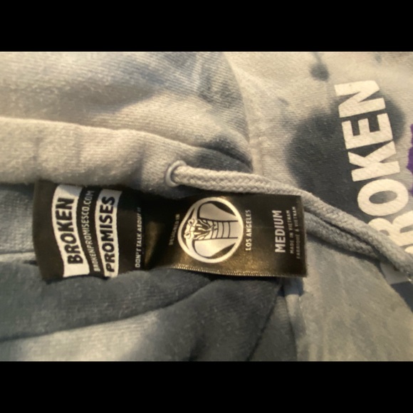 BROKEN PROMISES TIE DIE HOODIE FROM ZUMIEZ - Picture 7 of 7